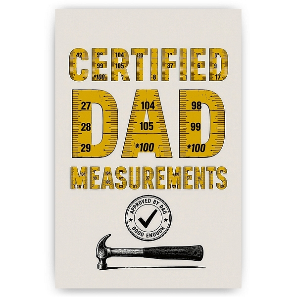 Certified Dad Measurements