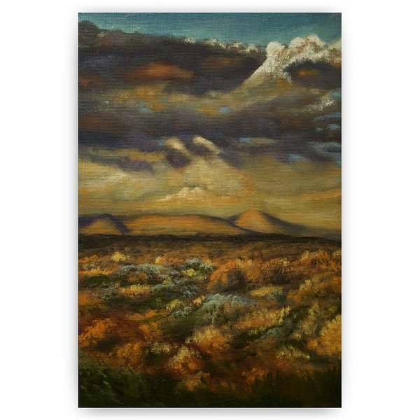 Golden Desert Landscape