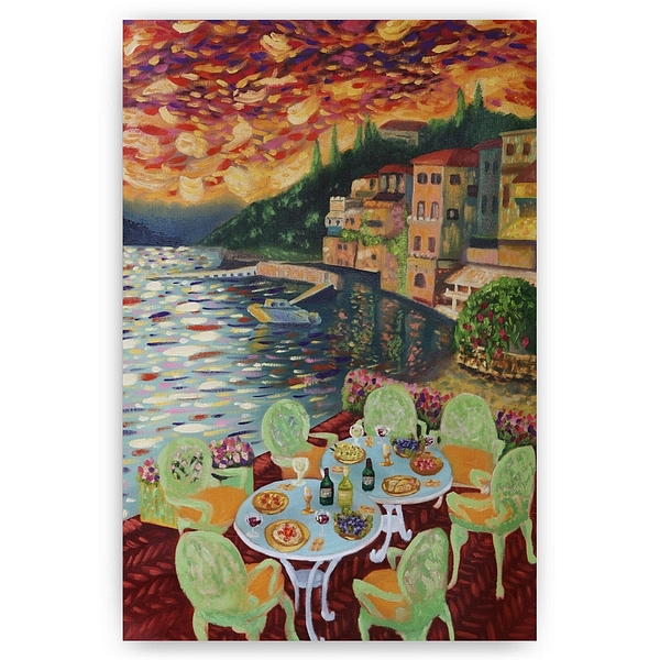 Romantic Coastal Sunset Dining