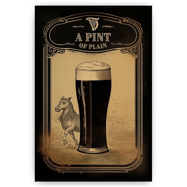 Irish Stout and Horse