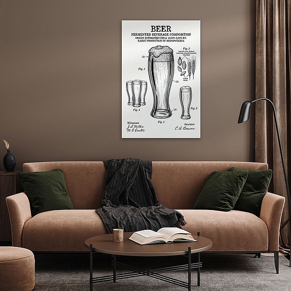 Beer Patent Drawing