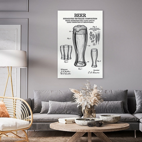 Beer Patent Drawing