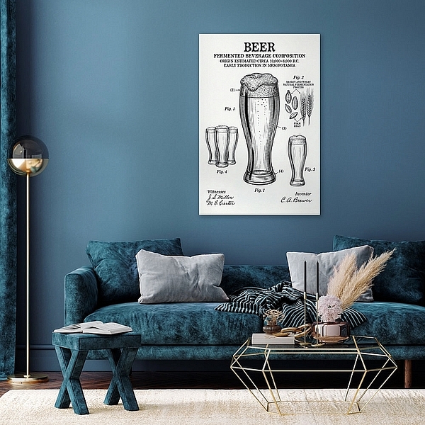 Beer Patent Drawing