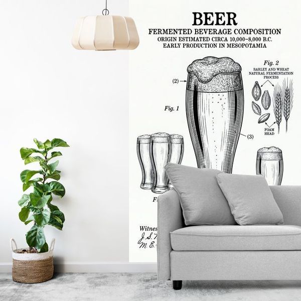 Beer Patent Drawing