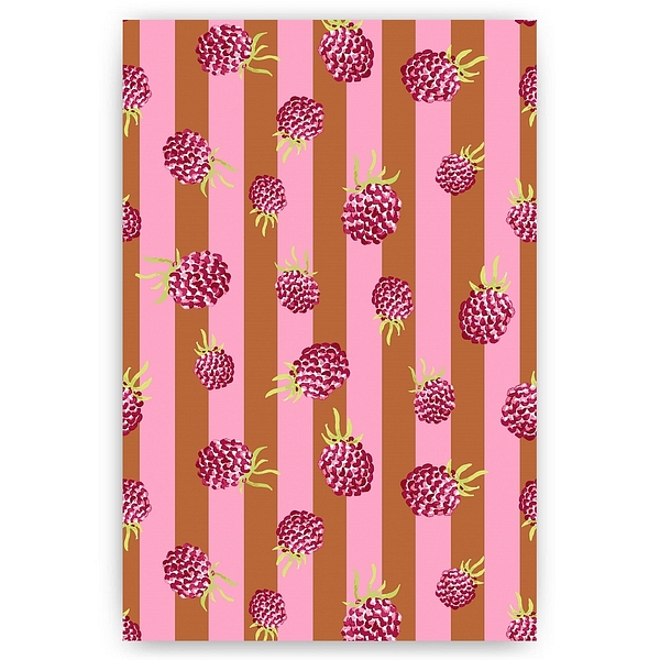 Sweet Striped Raspberries